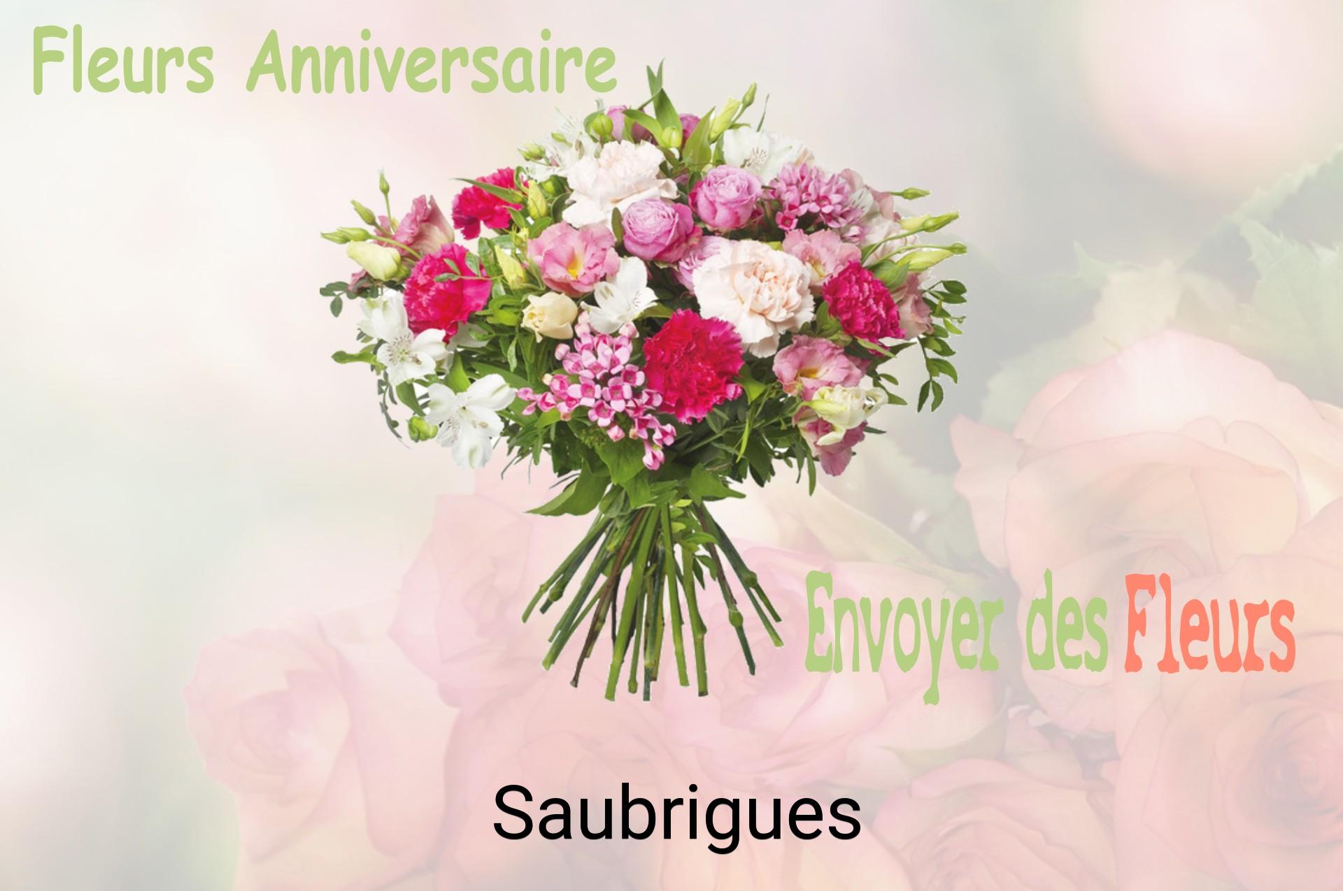 Bouquet de fleurs d’anniversaire livré à Saubrigues